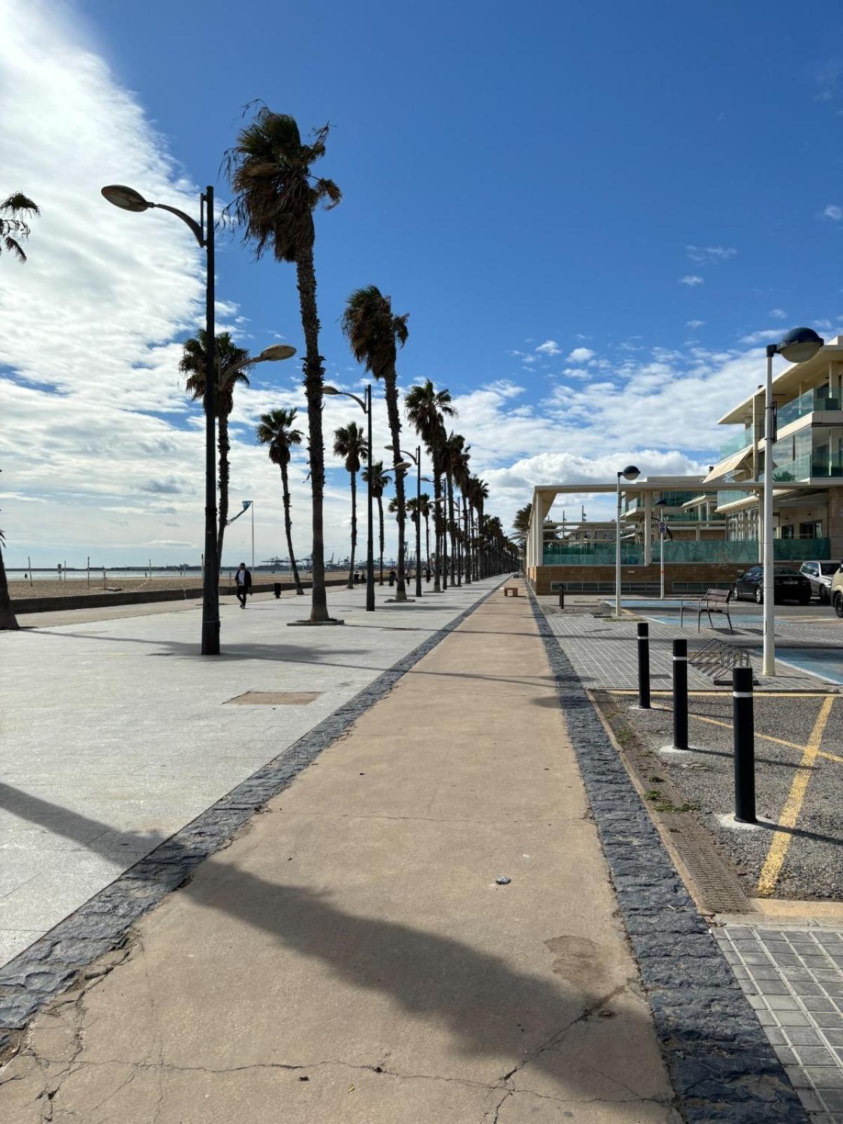 Apartamento Primera Linea De Playa Patacona Valencia Buitenkant foto