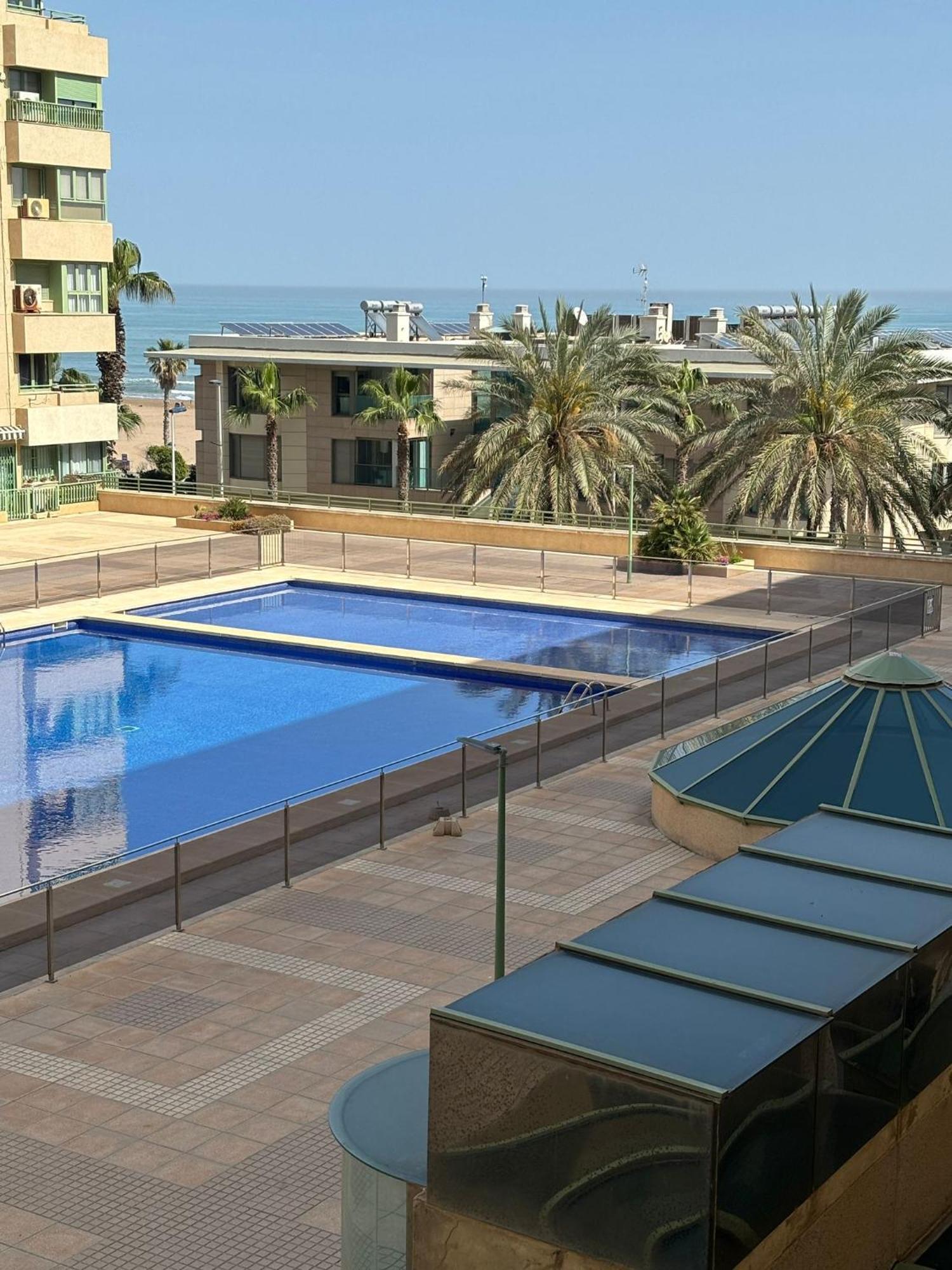 Apartamento Primera Linea De Playa Patacona Valencia Buitenkant foto